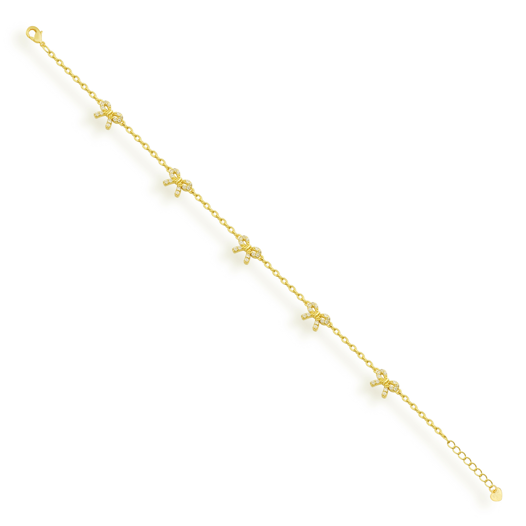 Gilded Bow Bracelet