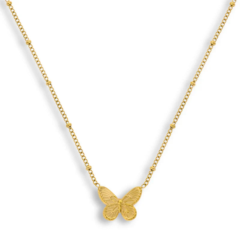Grow Your Wings Necklace gold