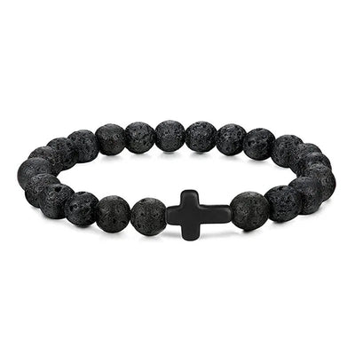 Crossed Stone Bracelet