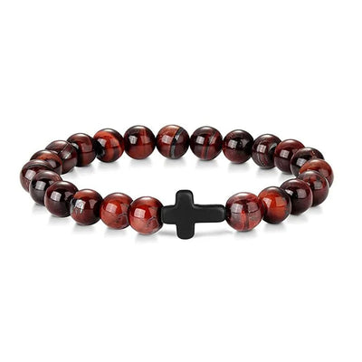 Crossed Stone Bracelet
