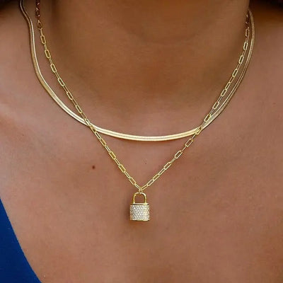 Lock Me Up Necklace 2.0