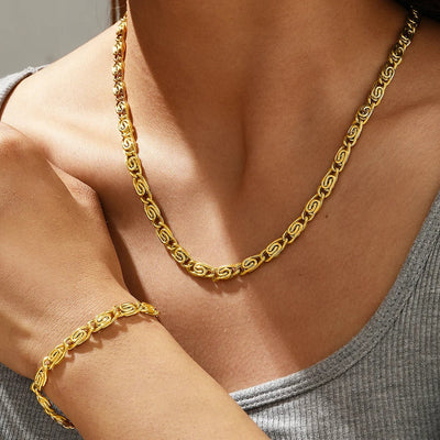 Giza Necklace Bracelet Set