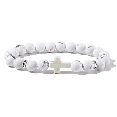 Crossed Stone Bracelet