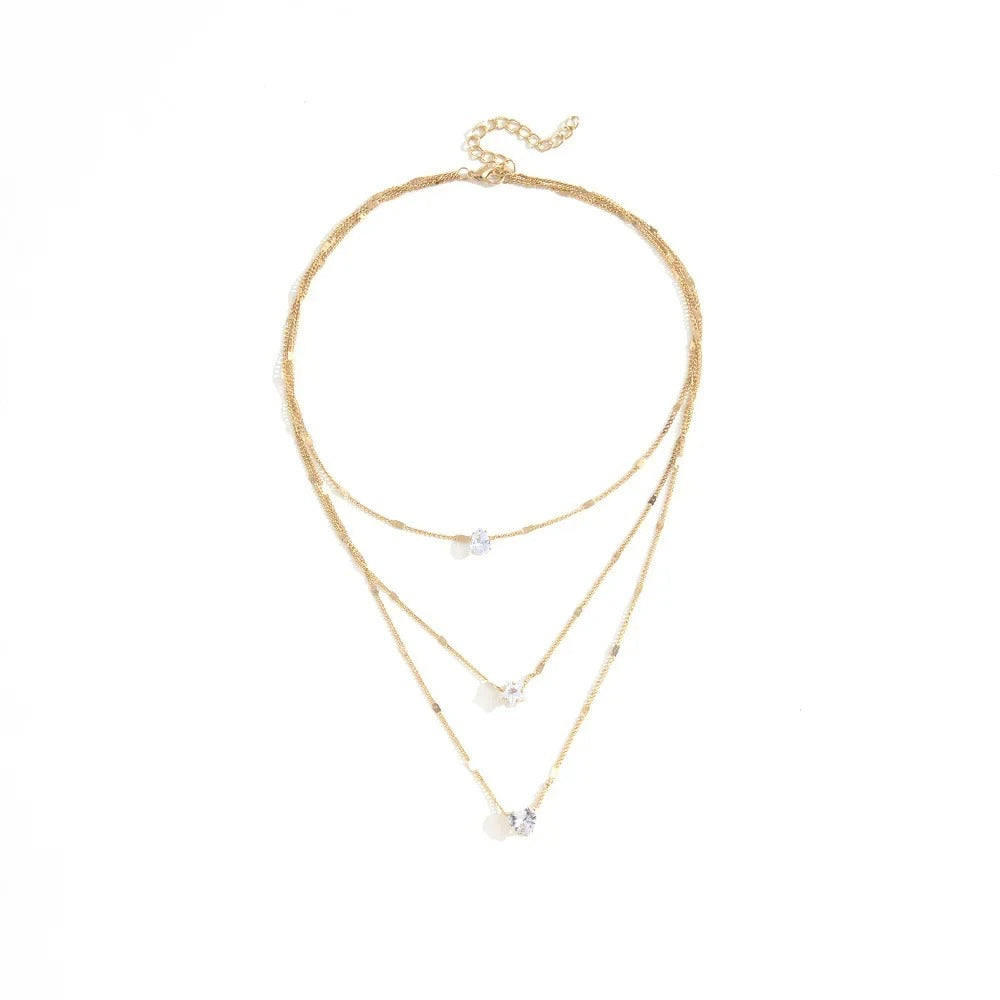 3Pcs  Necklace Vintage Set